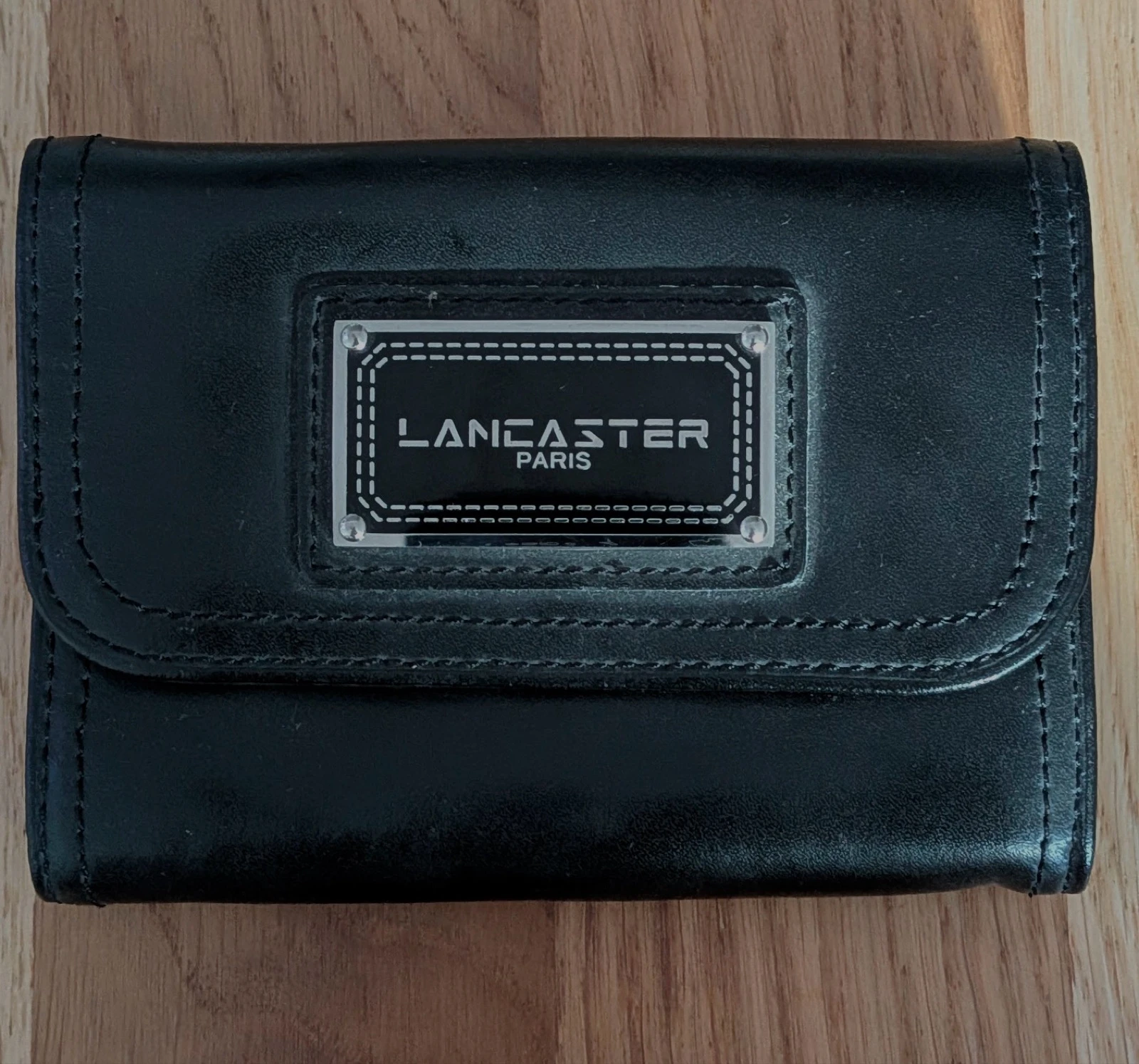Porta-moedas Lancaster preto em couro vintage 💝 – photo 10